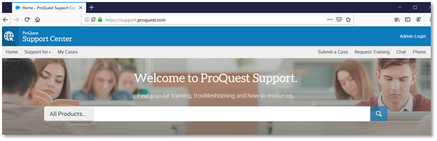 How to contact ProQuest Support?