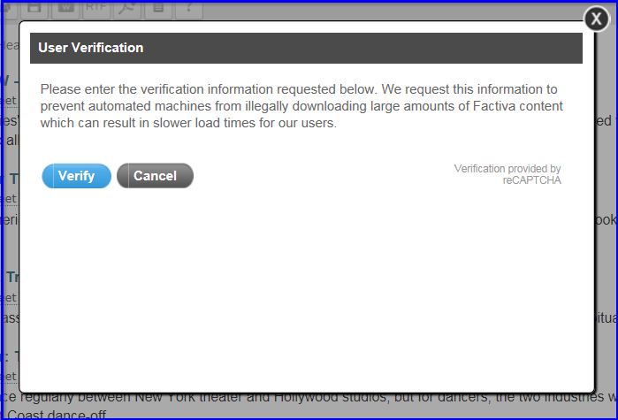Factiva reCAPTCHA - Why am I being asked to enter a reCAPTCHA image ...