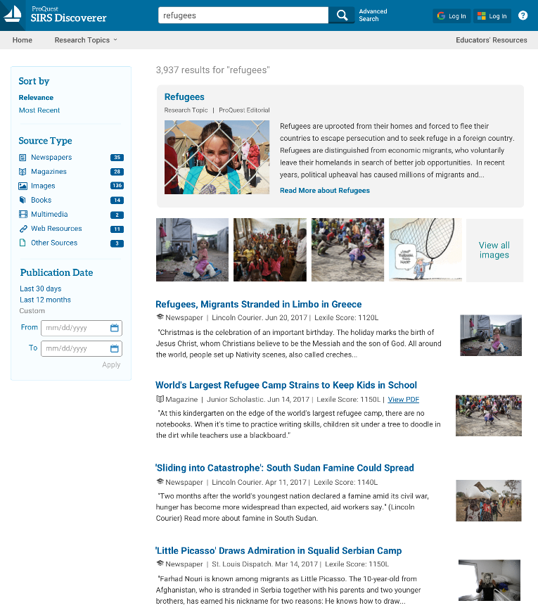 SIRS Customer Resources