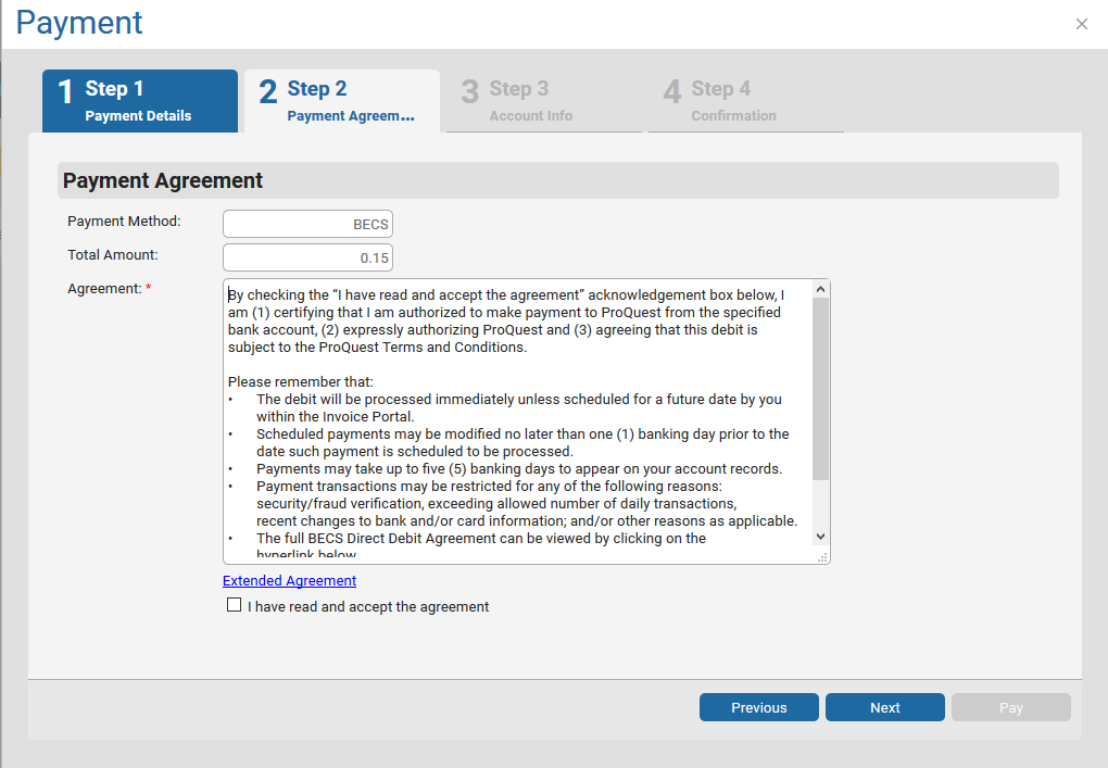 Am I able to pay invoices through the Invoice Portal?