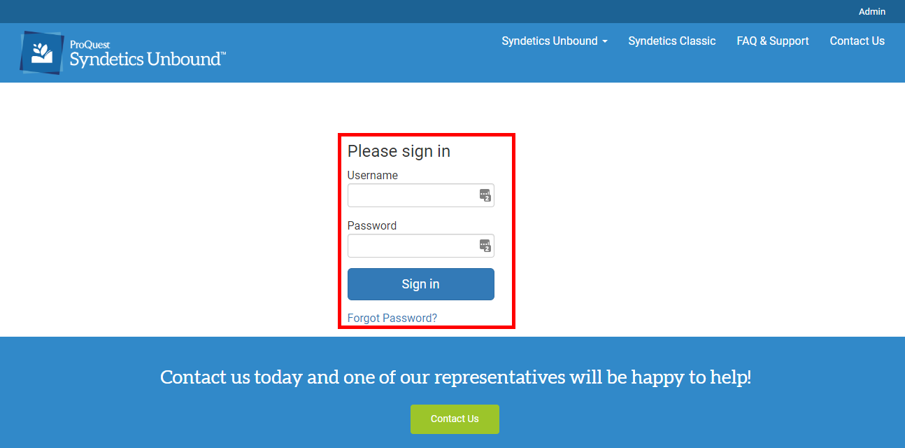 Syndetics Statistics Portal