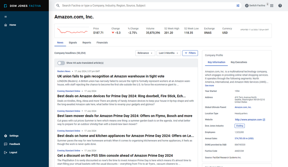 What's New: Factiva