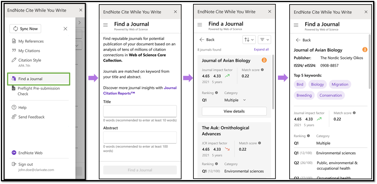 EndNote 2025: Key Features