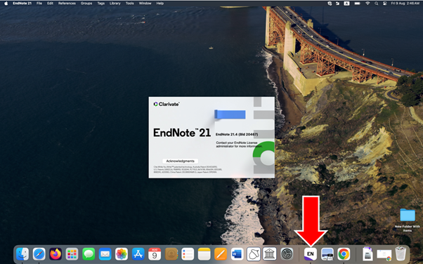 EndNote: When starting the EndNote program for the first time nothing ...